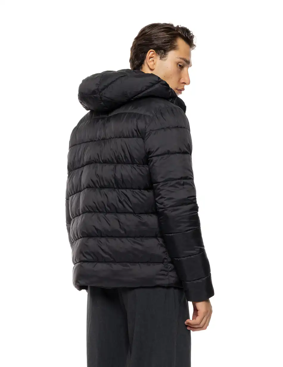 Splendid Ανδρικό κοντό μπουφάν με κουκούλα διπλής όψης 54-201-078 BLACK