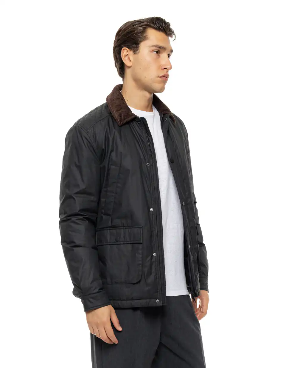 Splendid Ανδρικό κοντό μπουφάν με γιακά 54-201-079 BLACK