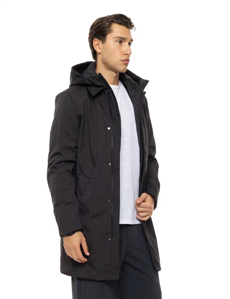 Splendid Ανδρικό κοντό μπουφάν με κουκούλα 54-201-081 BLACK