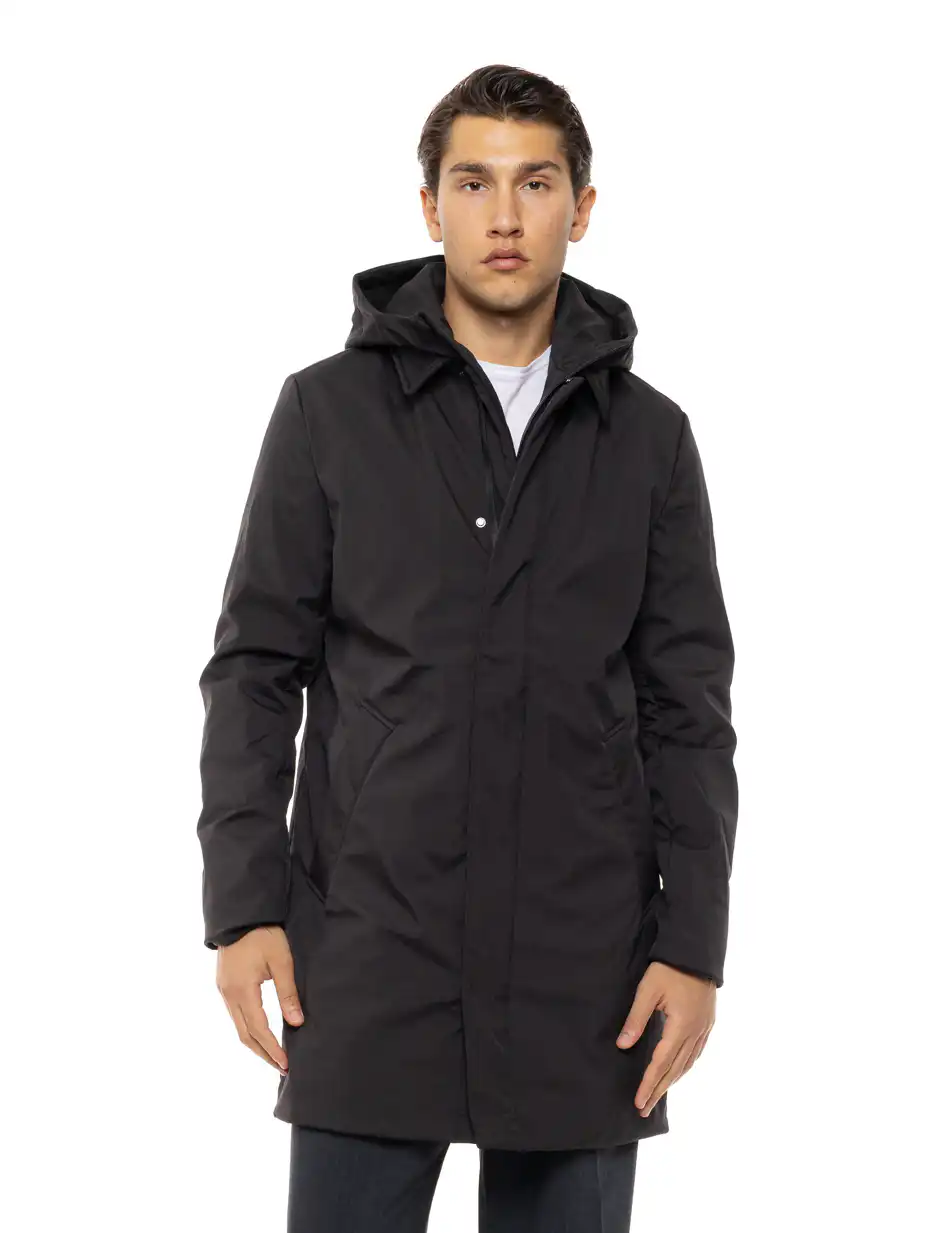 Splendid Ανδρικό κοντό μπουφάν με κουκούλα 54-201-081 BLACK