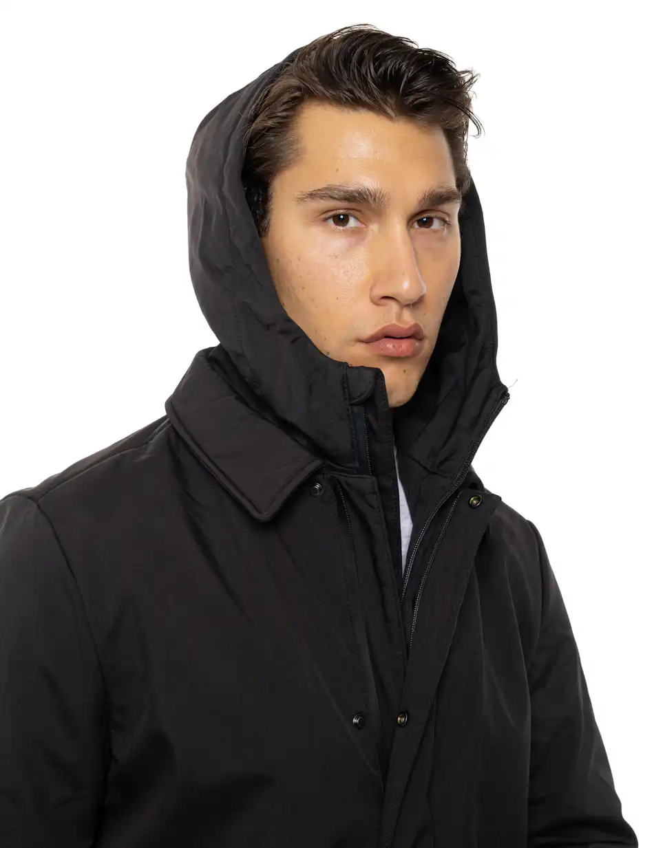 Splendid Ανδρικό κοντό μπουφάν με κουκούλα 54-201-081 BLACK