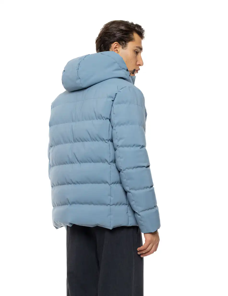 Βiston Ανδρικό κοντό μπουφάν με κουκούλα 54-201-082 MINT