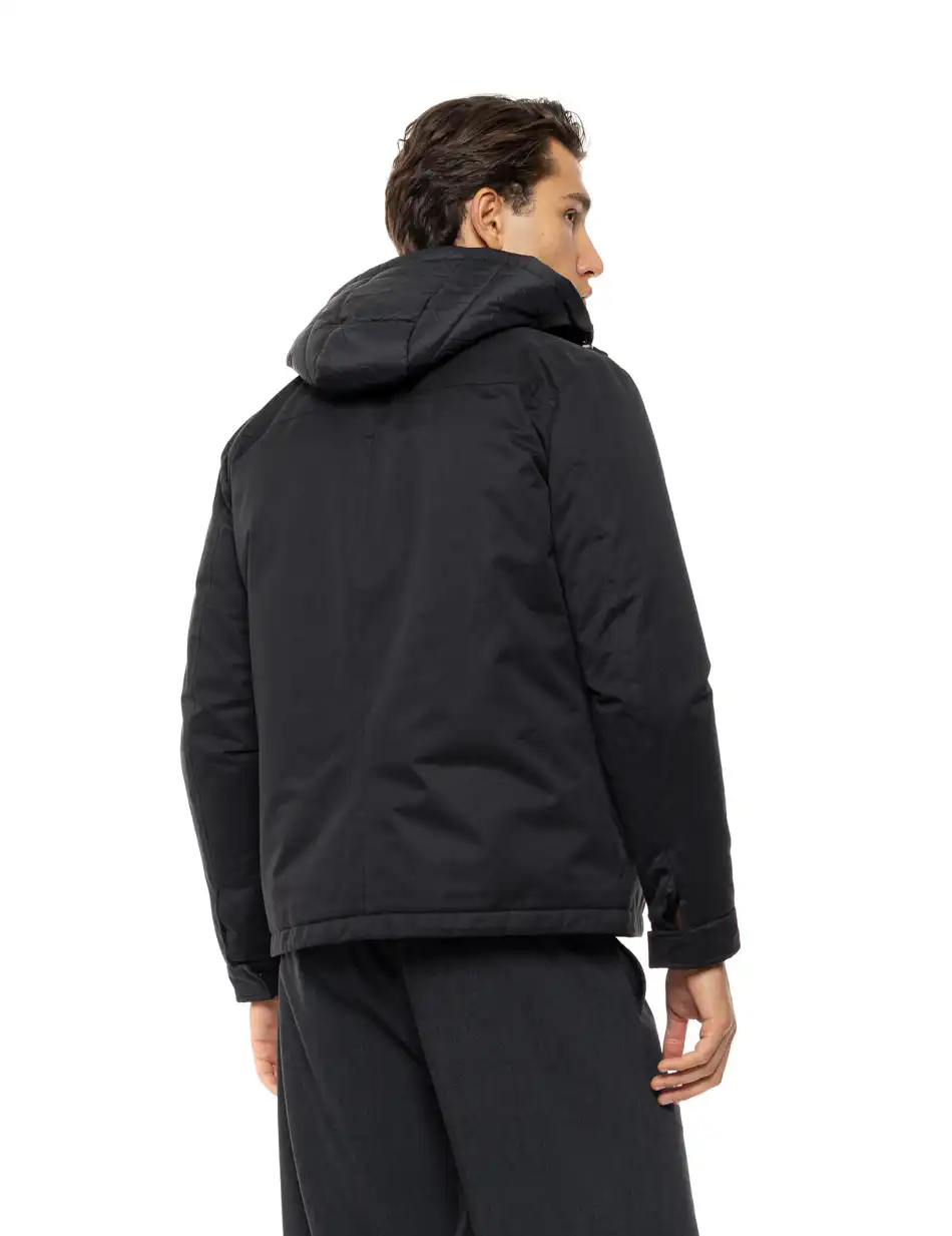 Splendid Ανδρικό κοντό μπουφάν με κουκούλα 54-201-087 BLACK