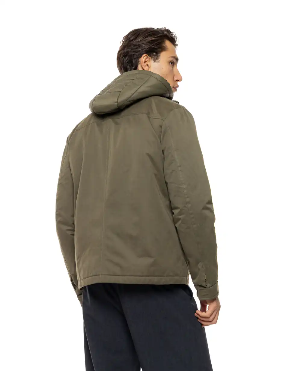 Splendid Ανδρικό κοντό μπουφάν με κουκούλα 54-201-087 KHAKI