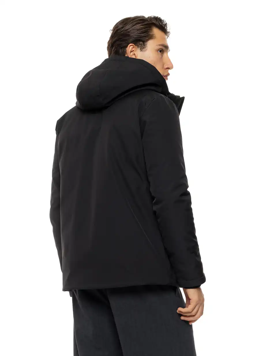 Splendid Ανδρικό κοντό μπουφάν με κουκούλα 54-201-095 BLACK