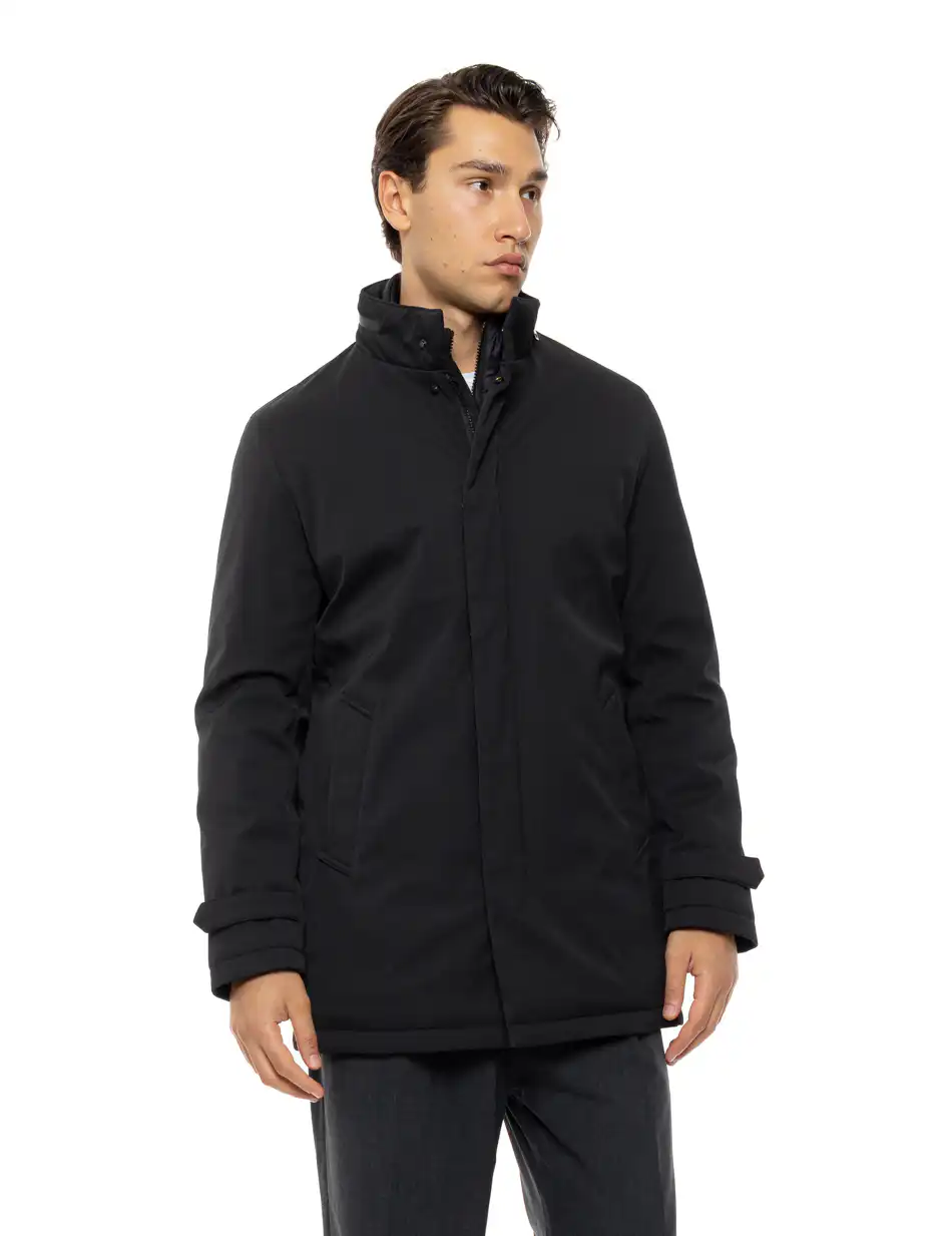 Splendid Ανδρικό κοντό μπουφάν με γιακά 54-201-096 BLACK