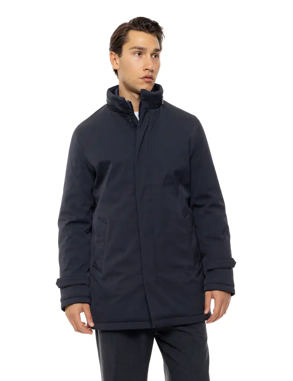 Splendid Ανδρικό κοντό μπουφάν με γιακά 54-201-096 NAVY
