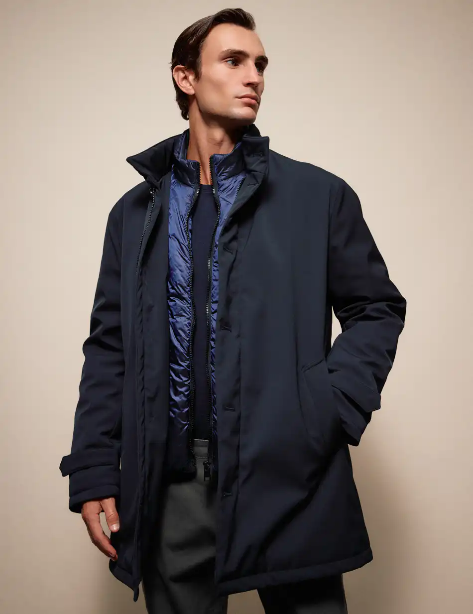 Splendid Ανδρικό κοντό μπουφάν με γιακά 54-201-096 NAVY