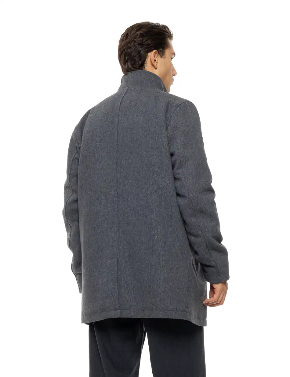 Biston Ανδρικό demi πανοφώρι με κολάρο 54-201-104 DK GREY