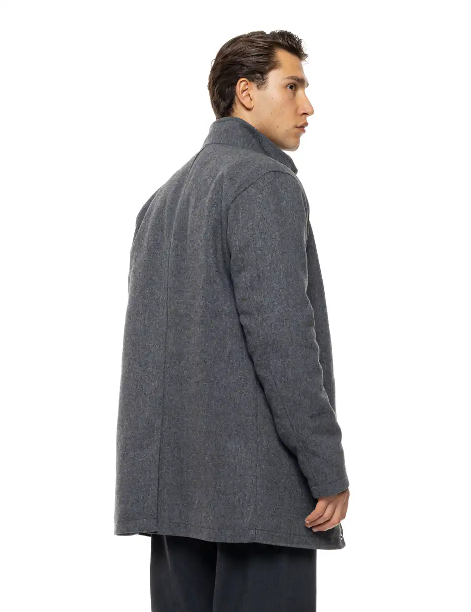 Splendid Ανδρικό demi παλτό με γιακά 54-201-106 DK GREY