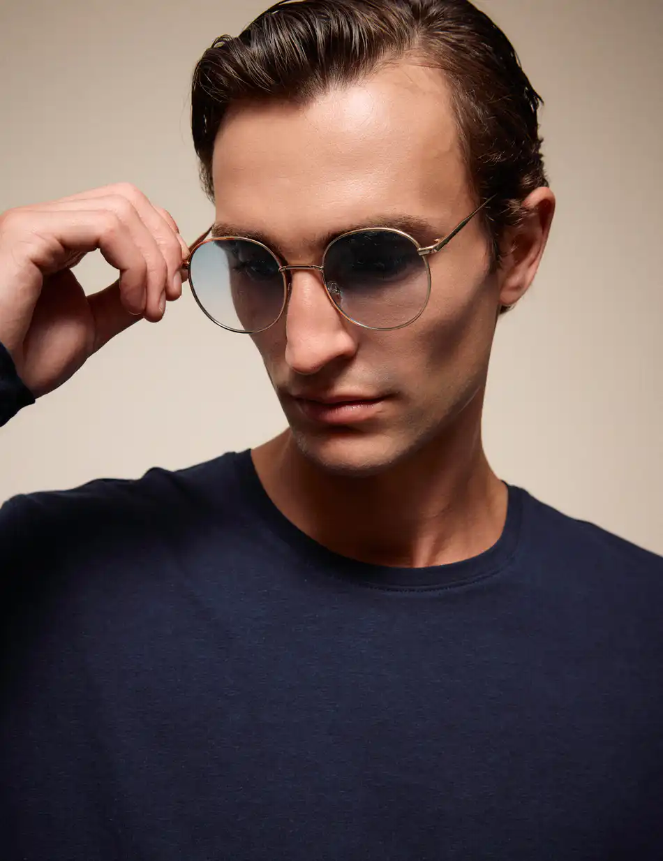 Smart Ανδρική μακρυμάνικη basic μπλούζα 54-206-002 NAVY