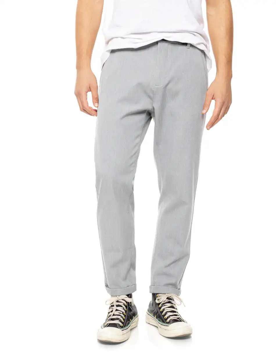 B' Ανδρικό chinos παντελονι 54-241-003 LT GREY
