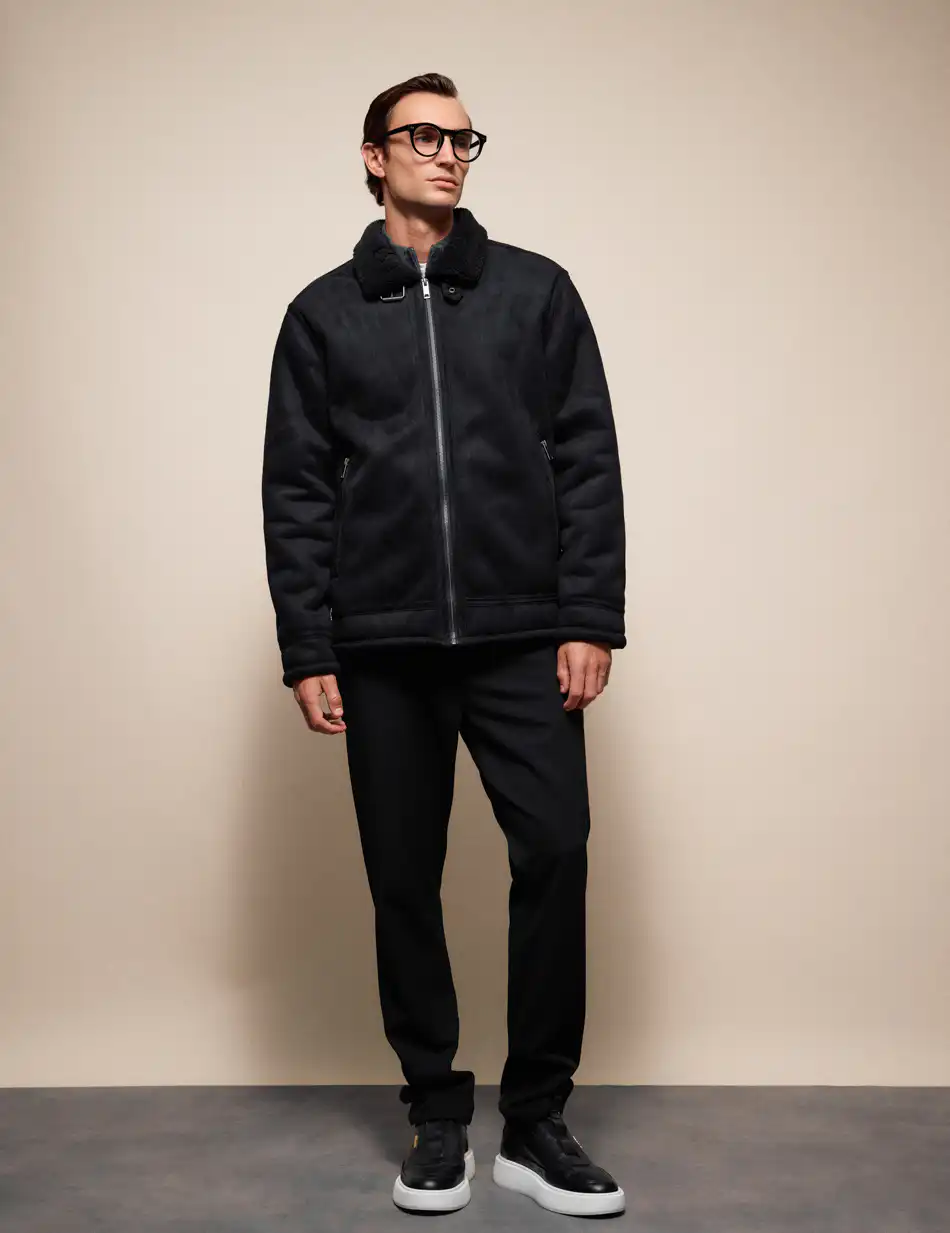 S' Ανδρικό chinos παντελονι 54-241-004 BLACK