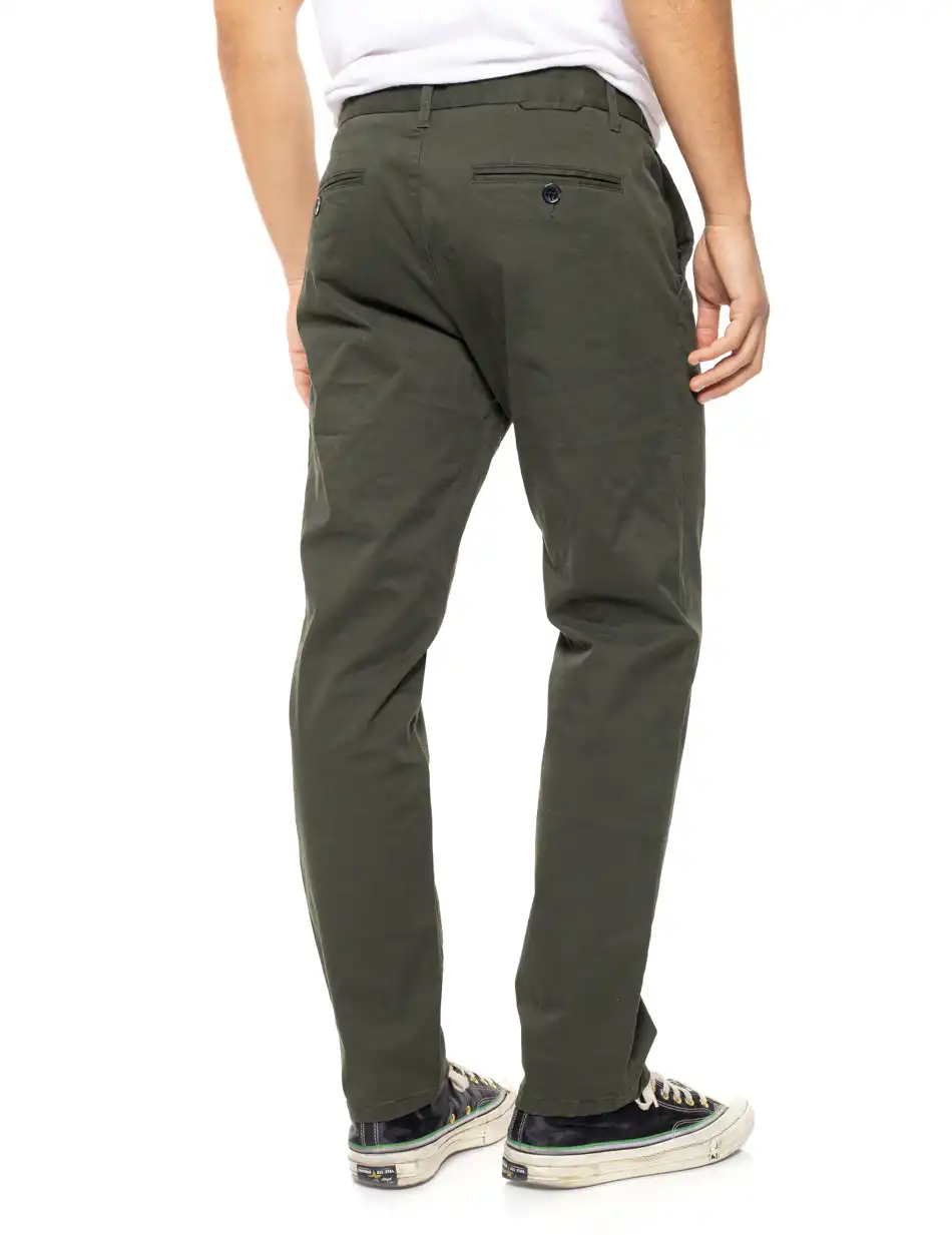 B' Ανδρικό chinos παντελονι 54-241-007 OLIVE