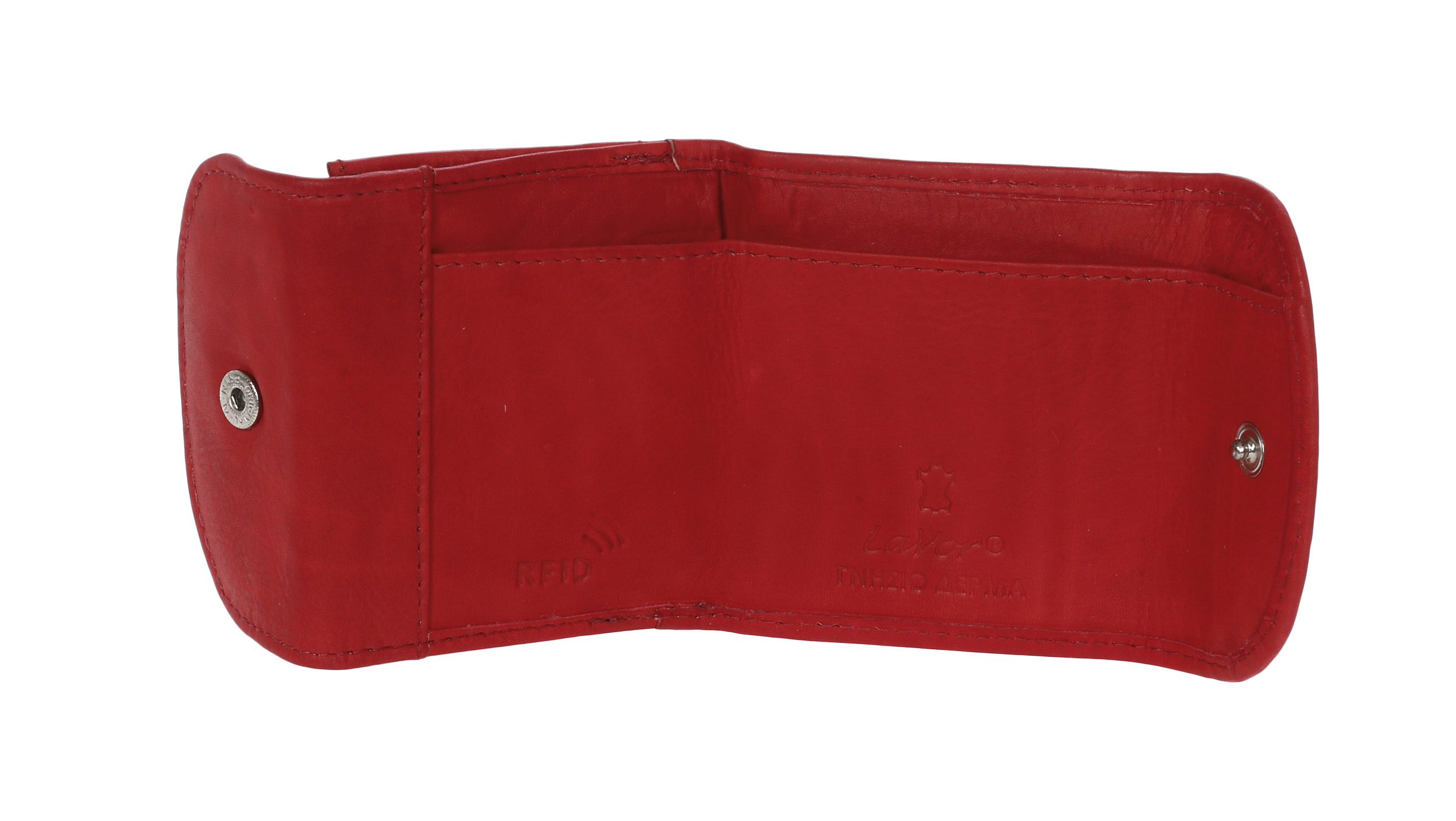 LaVor 1-7219 Γυναικείο Δερμάτινο Πορτοφόλι με Rfid Κοκκινο