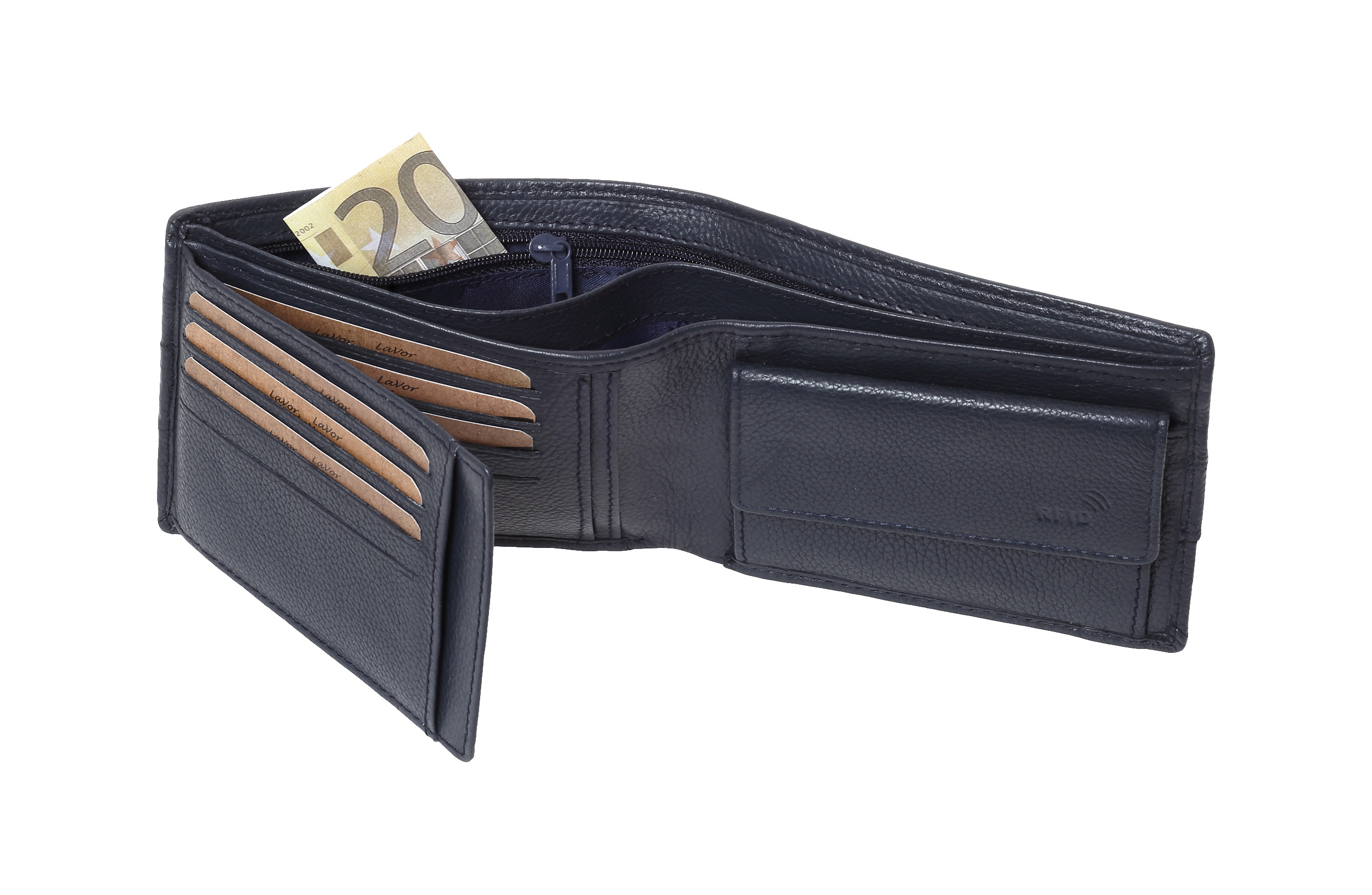 LaVor 1-3815 Ανδρικό Δερμάτινο Πορτοφόλι με Rfid Μπλε LaVor 1-3815 Ανδρικό Δερμάτινο Πορτοφόλι με Rfid Μπλε