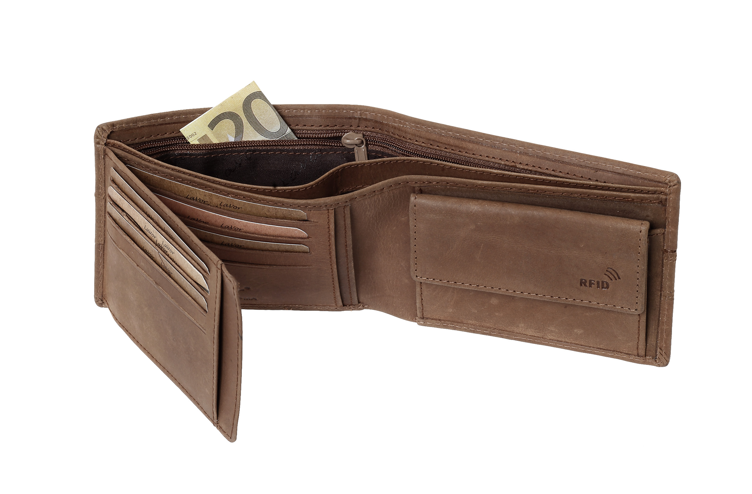 LaVor 1-3815 Ανδρικό Δερμάτινο Πορτοφόλι με Rfid Crunch LaVor 1-3815 Ανδρικό Δερμάτινο Πορτοφόλι με Rfid Crunch