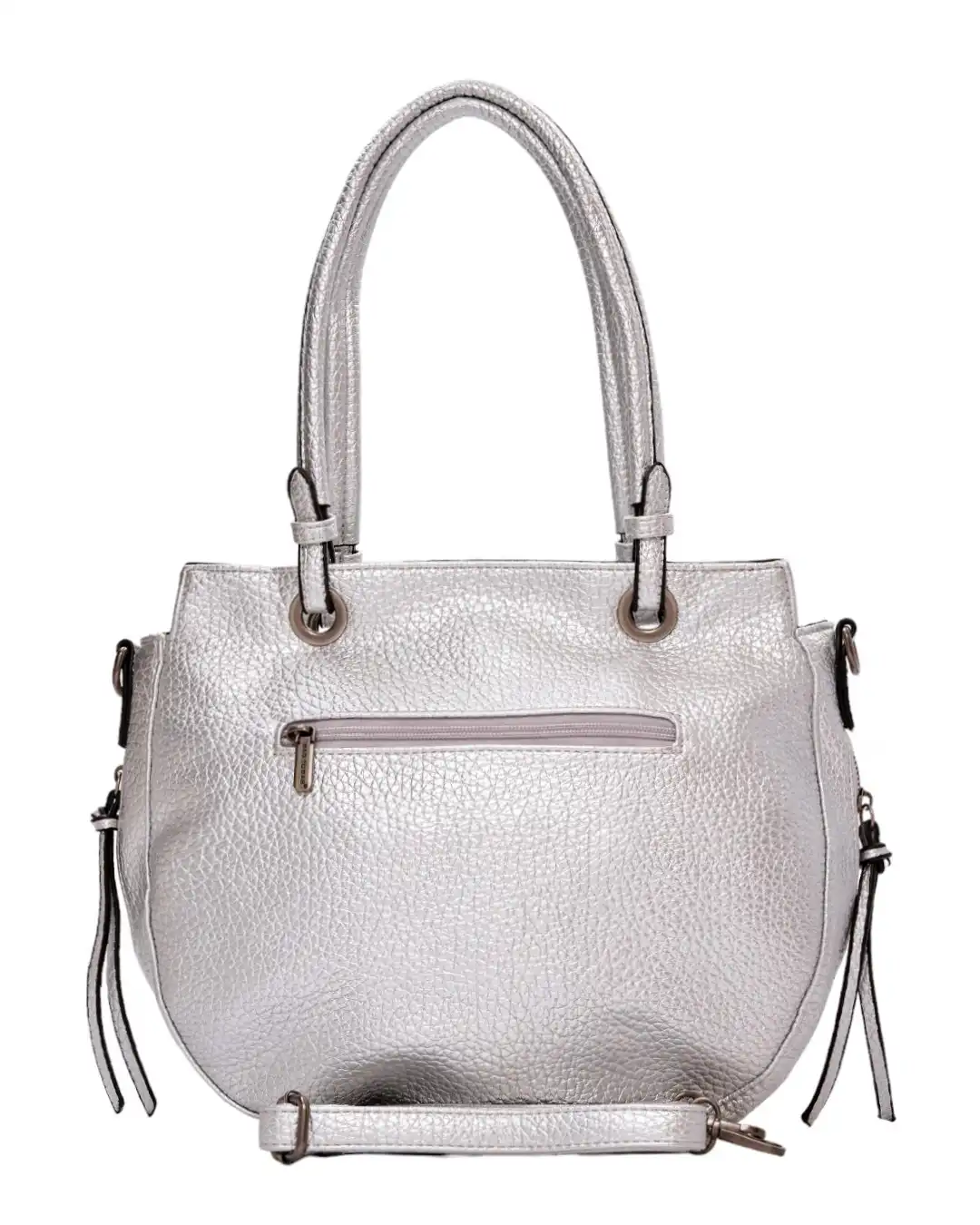 Τσάντα ώμου W-6096-1 - Ασημί