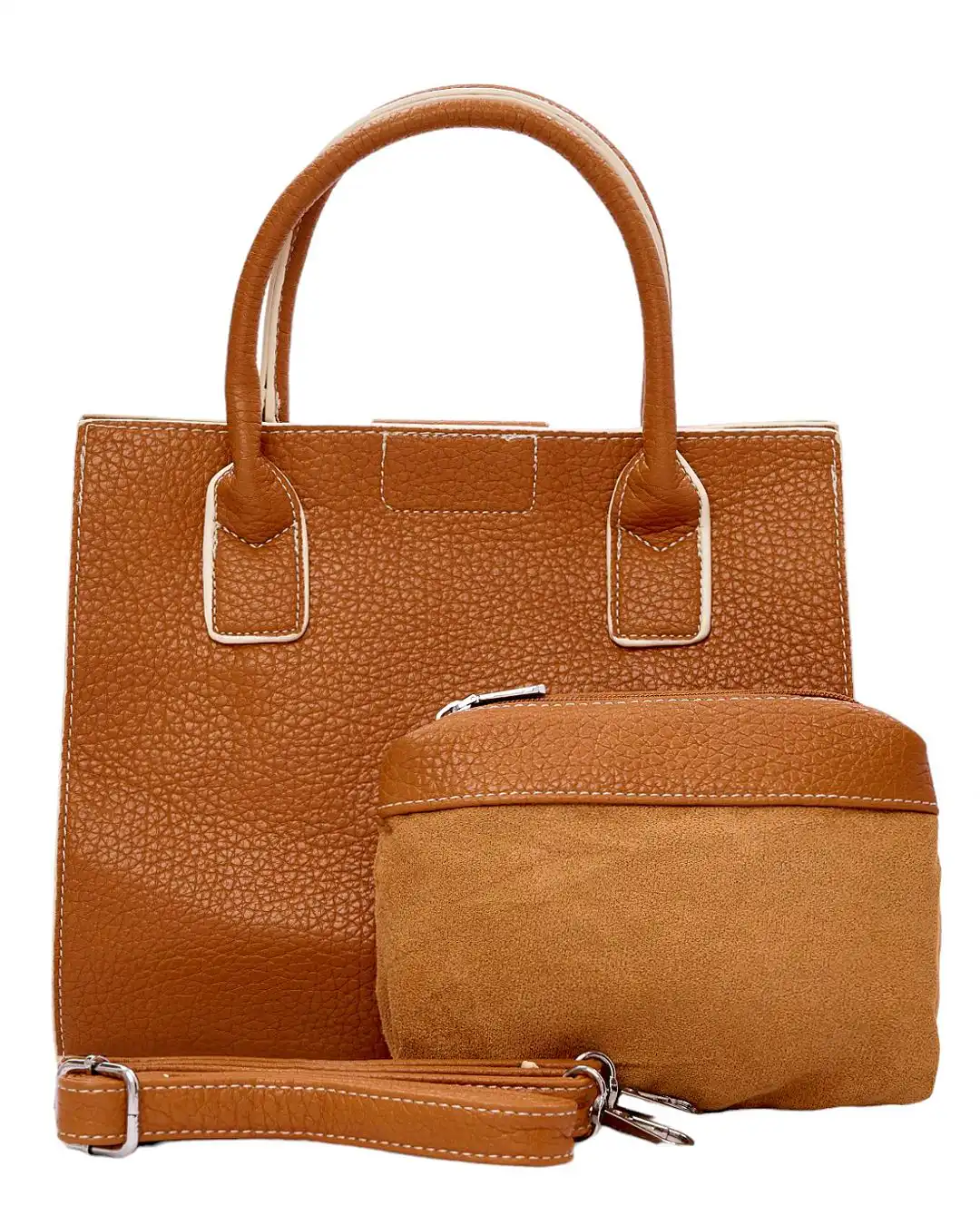 Τσάντα χειρός BY-31424 - Κάμελ