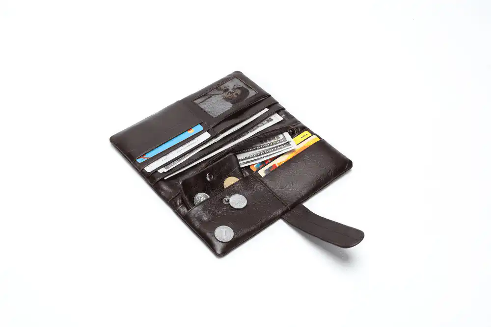 Δερμάτινο πορτοφόλι Cardinal 6018 καφέ