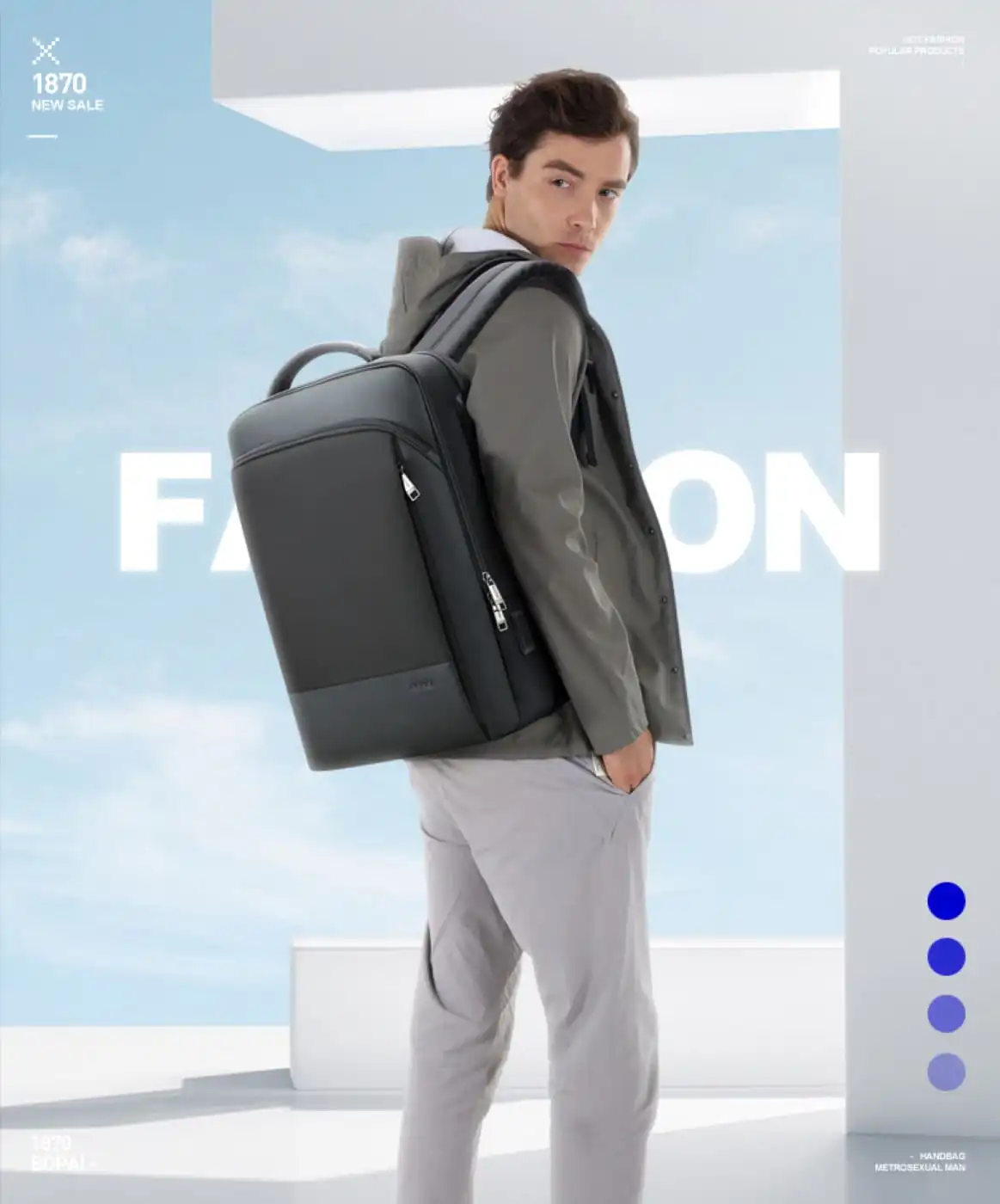 Σακίδιο πλάτης Αντικλεπτικό 24L Laptop 15,6” Bopai 61-07311 μαύρο Σακίδιο πλάτης Αντικλεπτικό 24L Laptop 15,6” Bopai 61-07311 μαύρο