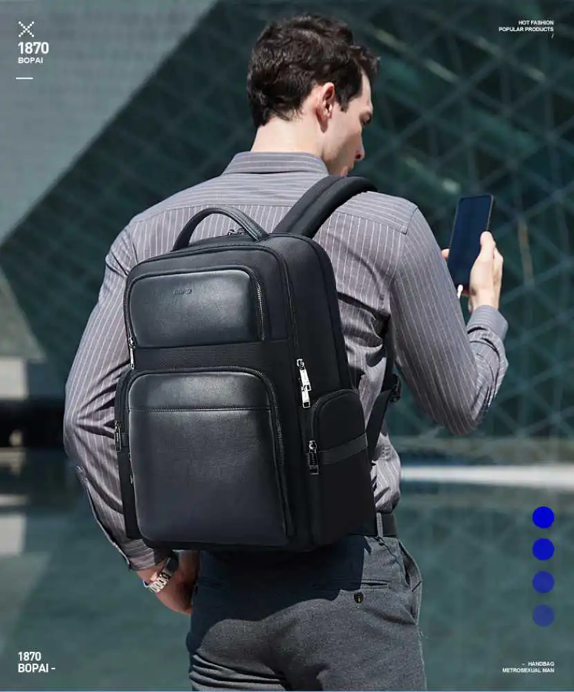Backpack 20L Laptop 15,6” Bopai 61-125031 μαύρο Backpack 20L Laptop 15,6” Bopai 61-125031 μαύρο