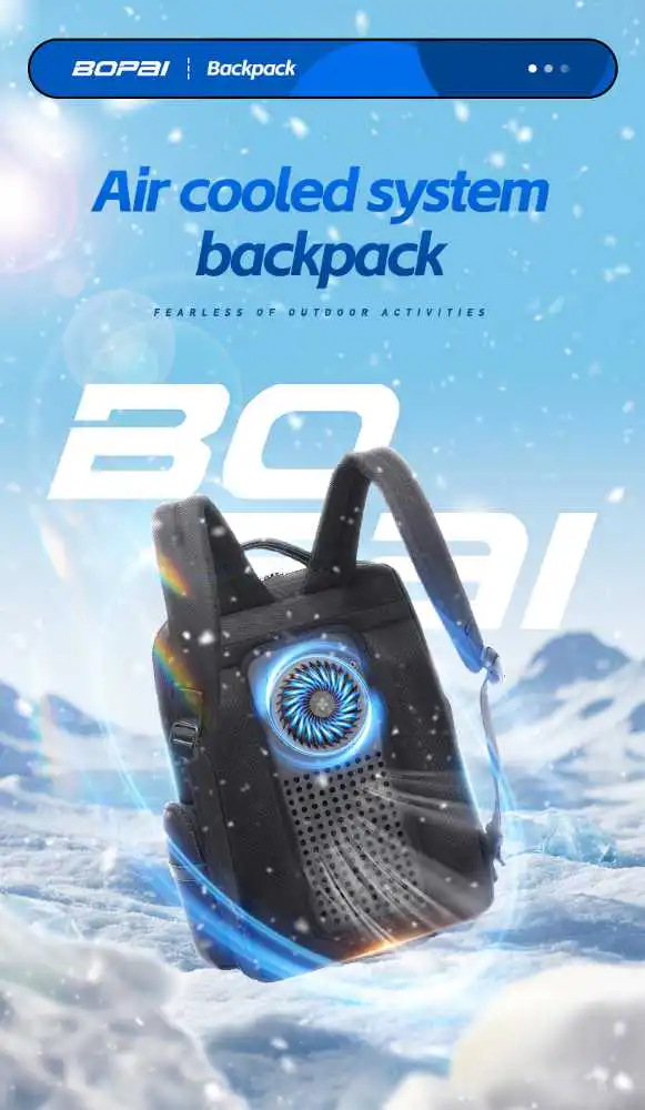 Σακίδιο με Σύστημα Ψύξης 29L 15,6” Bopai 61-128561 μαύρο Σακίδιο με Σύστημα Ψύξης 29L 15,6” Bopai 61-128561 μαύρο