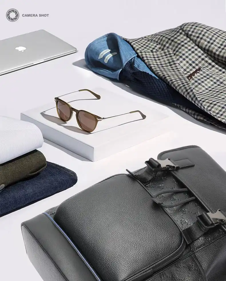 Σακίδιο πλάτης Δερμάτινο 20L Laptop 15,6” Bopai 61-128811 μαύρο