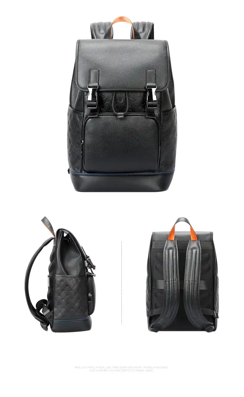 Σακίδιο πλάτης Δερμάτινο 20L Laptop 15,6” Bopai 61-128811 μαύρο