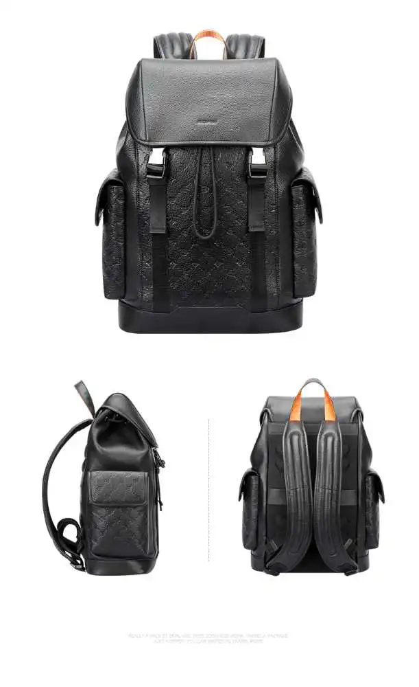 Δερμάτινο Σακίδιο 18L Laptop 15,6” Bopai 61-128821 μαύρο