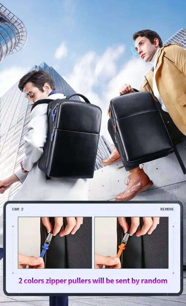 Σακίδιο πλάτης Αντικλεπτικό 24L Laptop 15,6” Bopai 61-18911 μαύρο