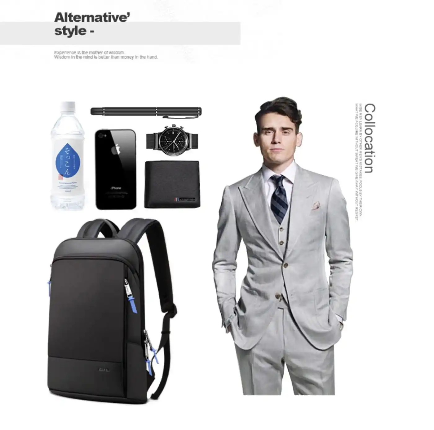 Σακίδιο πλάτης Αντικλεπτικό 16L Laptop 17” Bopai 61-85011 μαύρο Σακίδιο πλάτης Αντικλεπτικό 16L Laptop 17” Bopai 61-85011 μαύρο