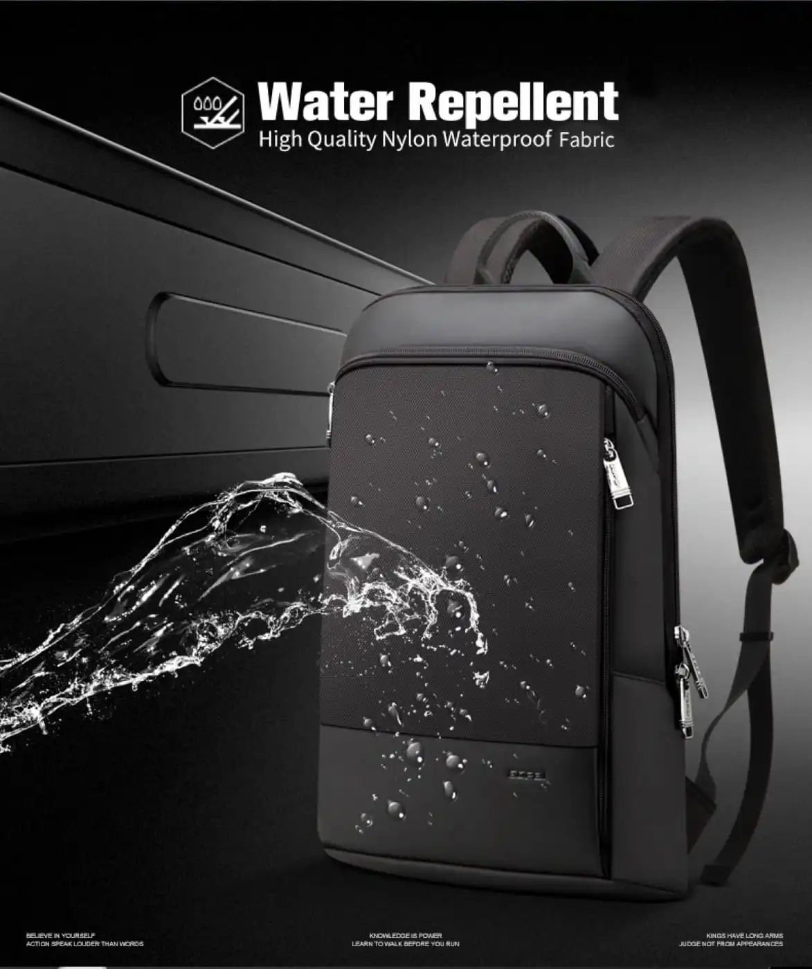 Σακίδιο πλάτης Αντικλεπτικό 16L Laptop 17” Bopai 61-85011 μαύρο