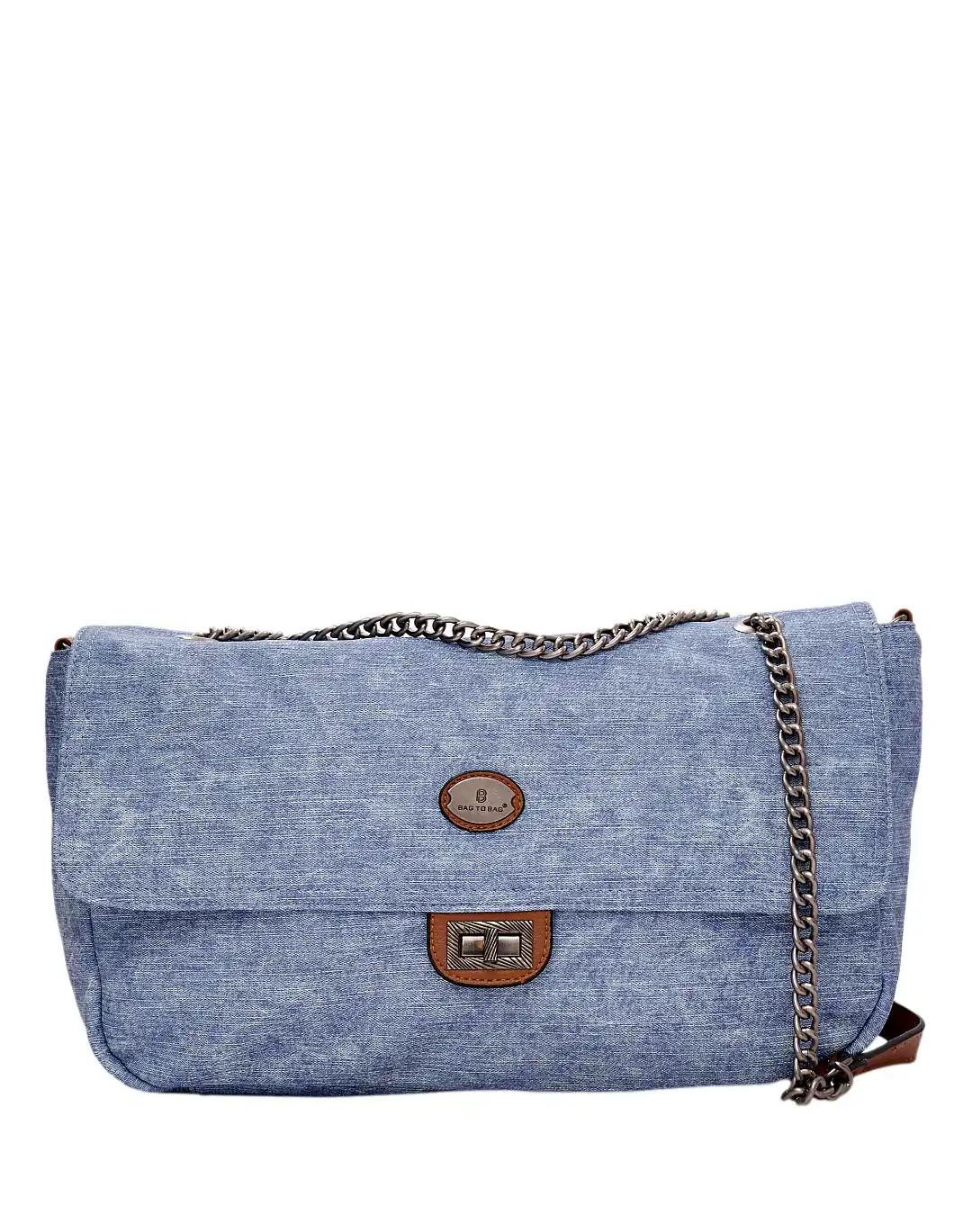 Τσάντα ώμου P-6108 – Μπλέ