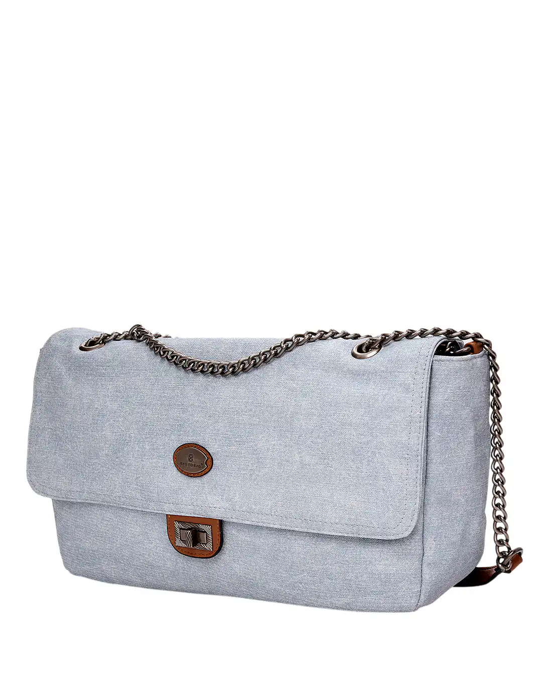 Τσάντα ώμου P-6108 – Γαλάζιο