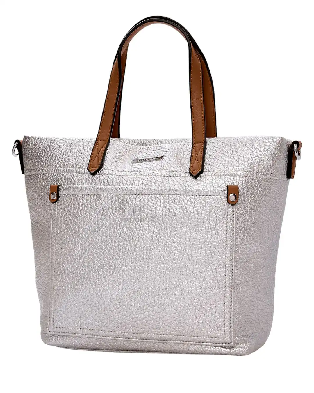 Τσάντα ώμου W-6127 – Ασημί