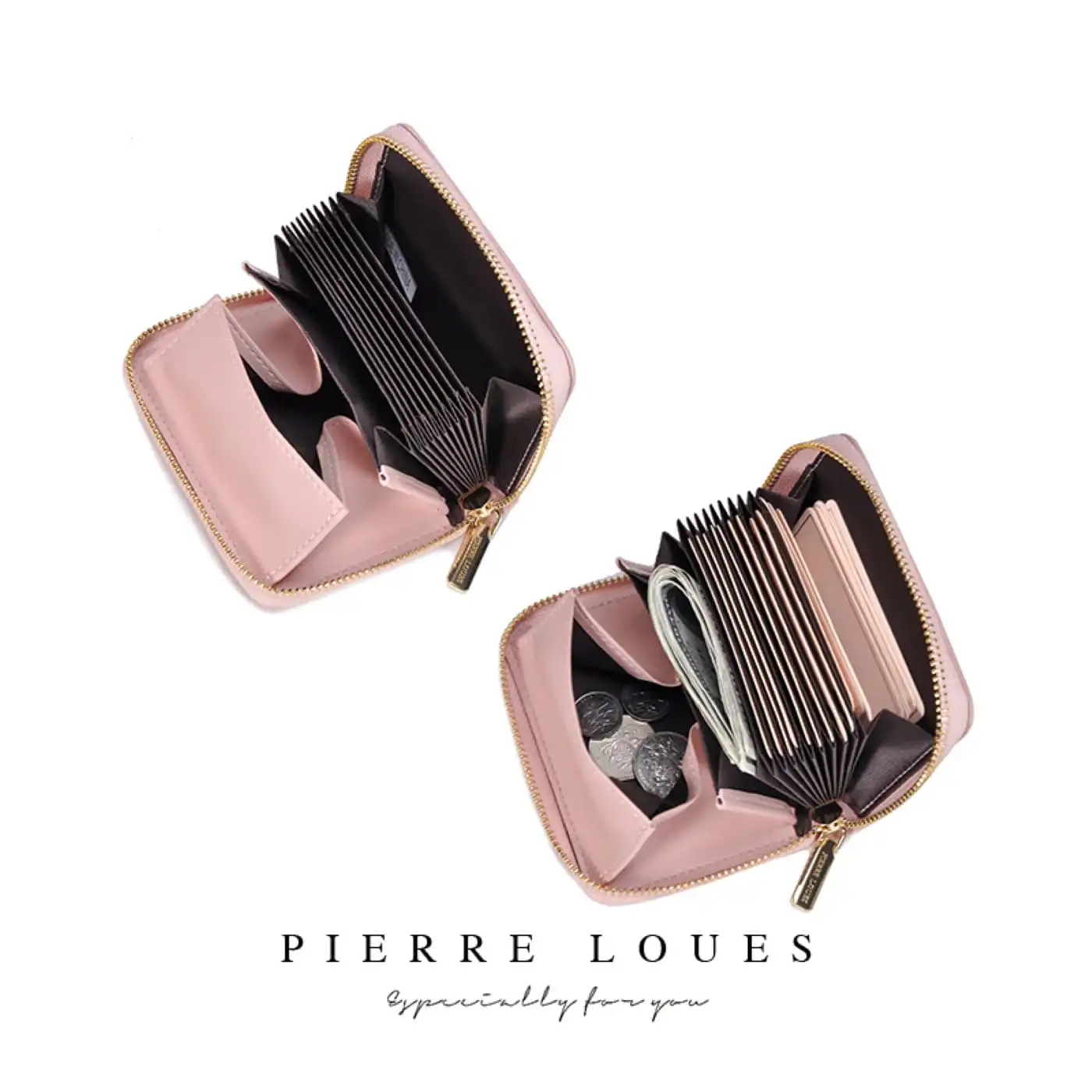 Γυναικείο πορτοφόλι Pierre Loues 618-32 μαύρο Γυναικείο πορτοφόλι Pierre Loues 618-32 μαύρο