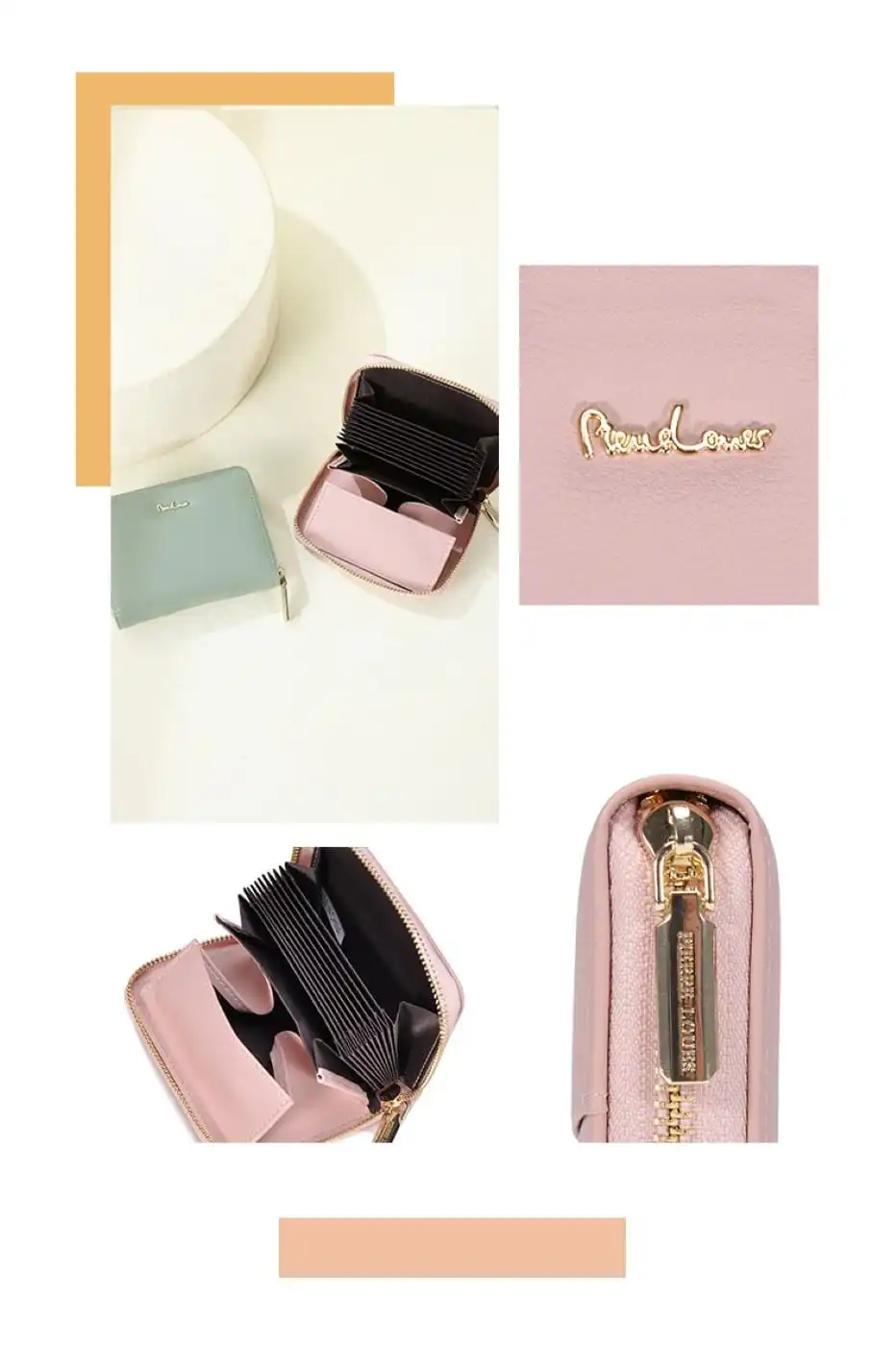 Γυναικείο πορτοφόλι Pierre Loues 618-32 μαύρο