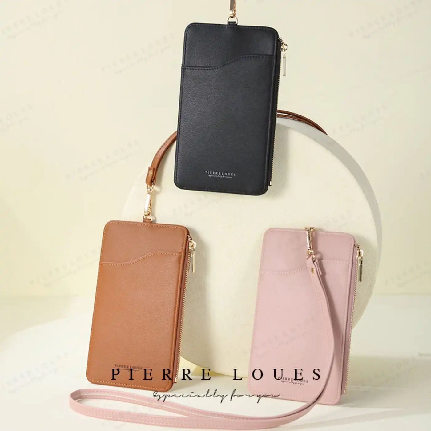 Γυναικείο πορτοφόλι Pierre Loues 618-45 καφέ Γυναικείο πορτοφόλι Pierre Loues 618-45 καφέ