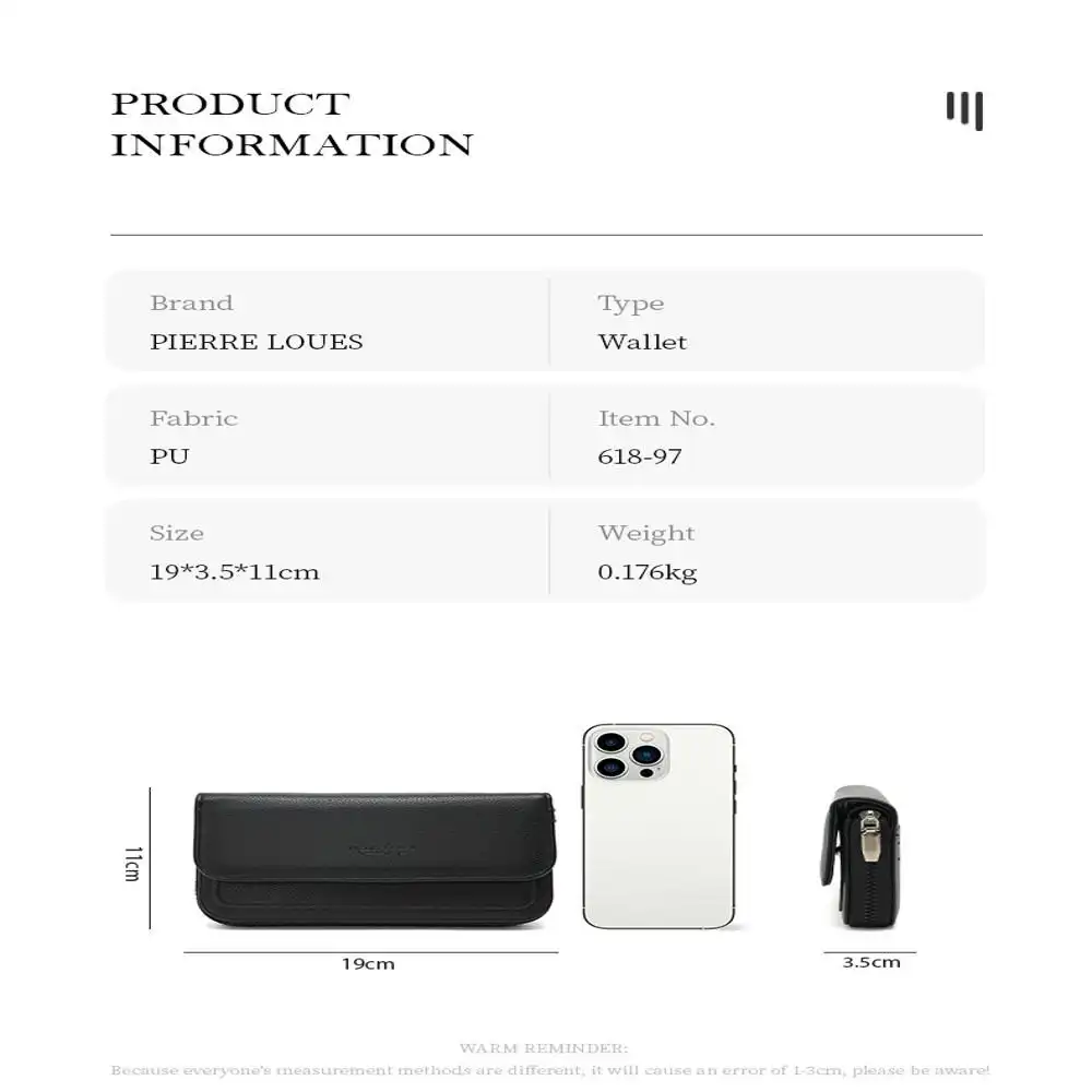 Γυναικείο Πορτοφόλι Μεγάλο Pierre Loues PL618-97 μαύρο