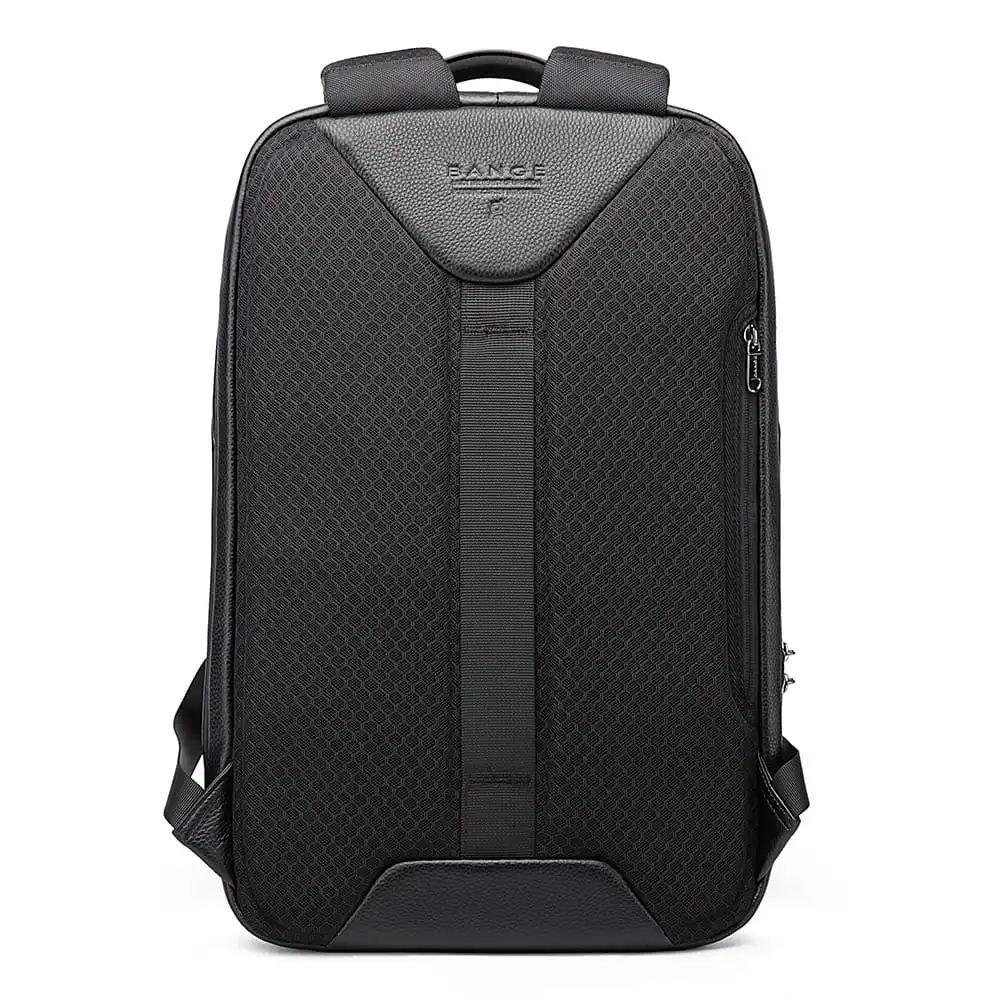 Δερμάτινο Σακίδιο πλάτης 21L Laptop 15,6” Bange 6621 μαύρο