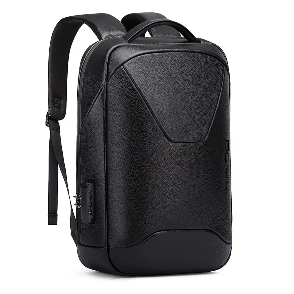 Δερμάτινο Σακίδιο πλάτης 21L Laptop 15,6” Bange 6621 μαύρο