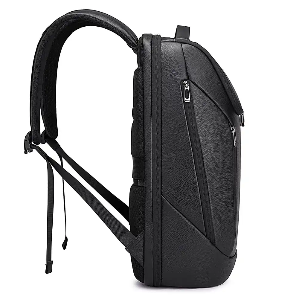 Δερμάτινο Σακίδιο πλάτης 24L Laptop 15,6” Bange 6623 μαύρο
