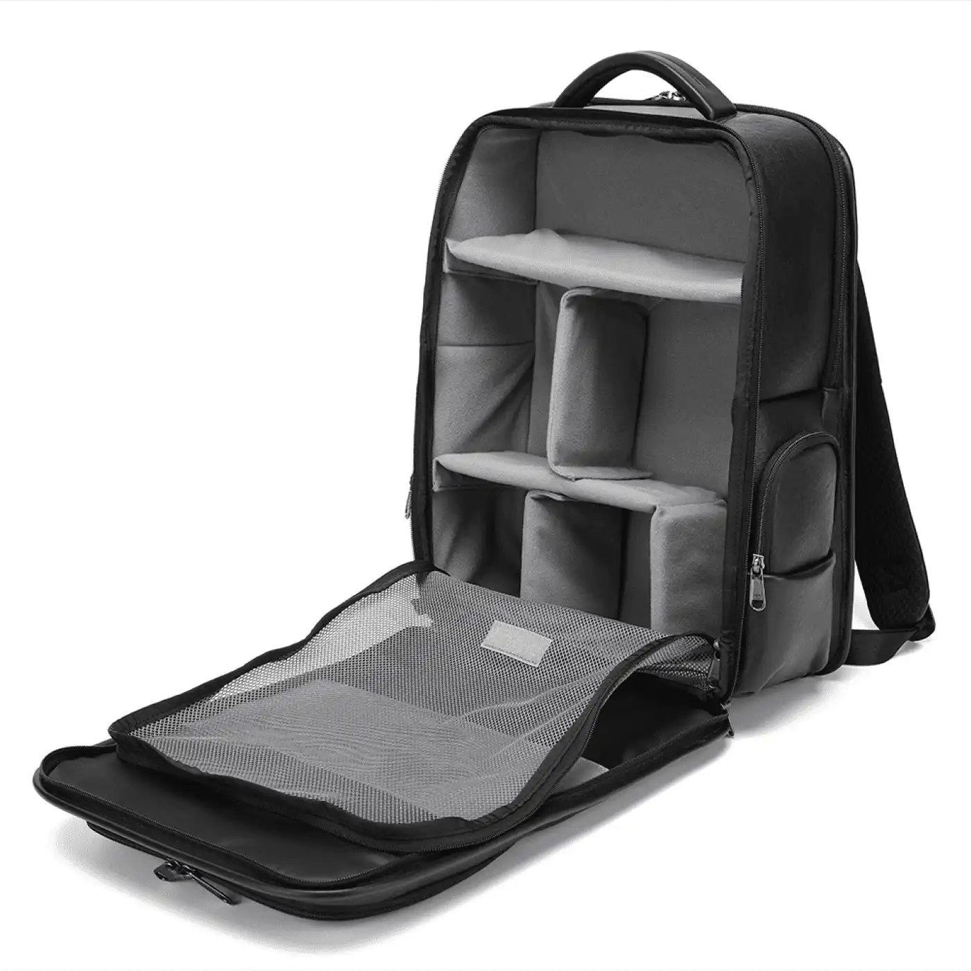 Δερμάτινο Σακίδιο κάμερας 17L Laptop 15,6” Bange 6626 μαύρο