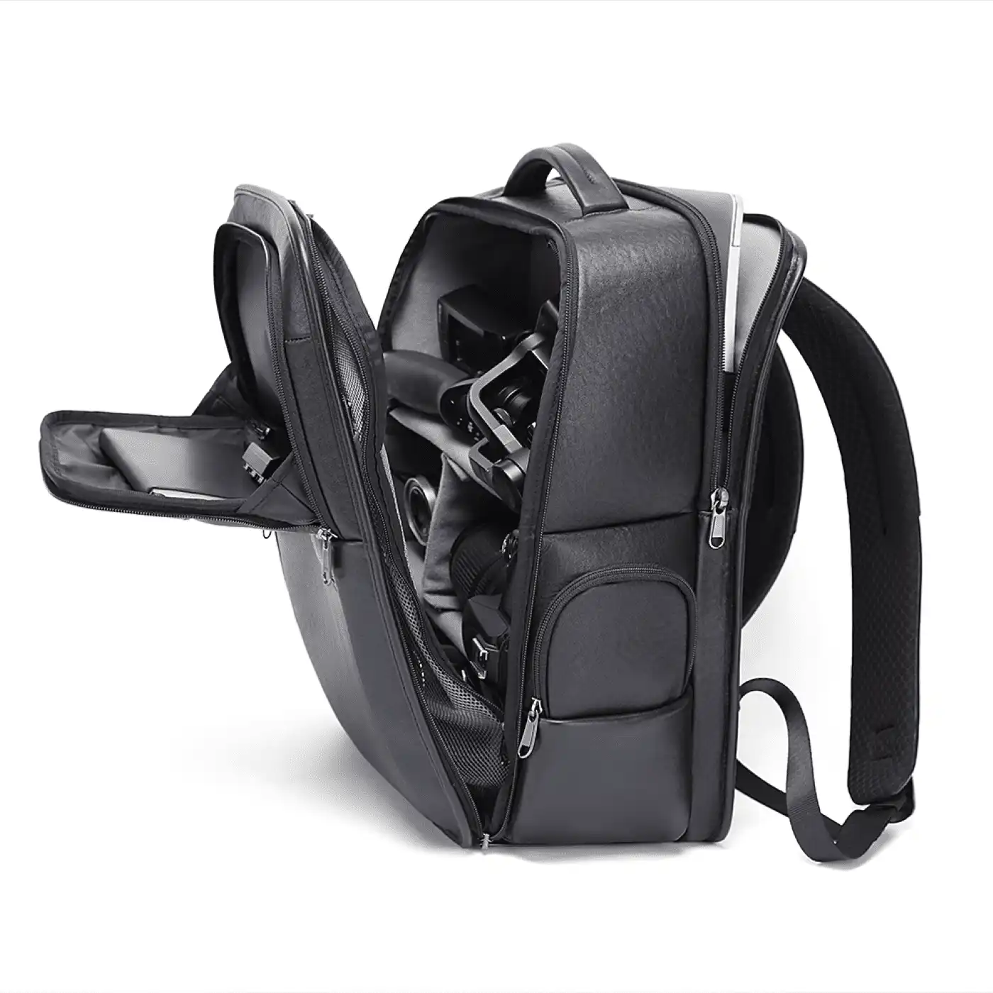 Δερμάτινο Σακίδιο κάμερας 17L Laptop 15,6” Bange 6626 μαύρο