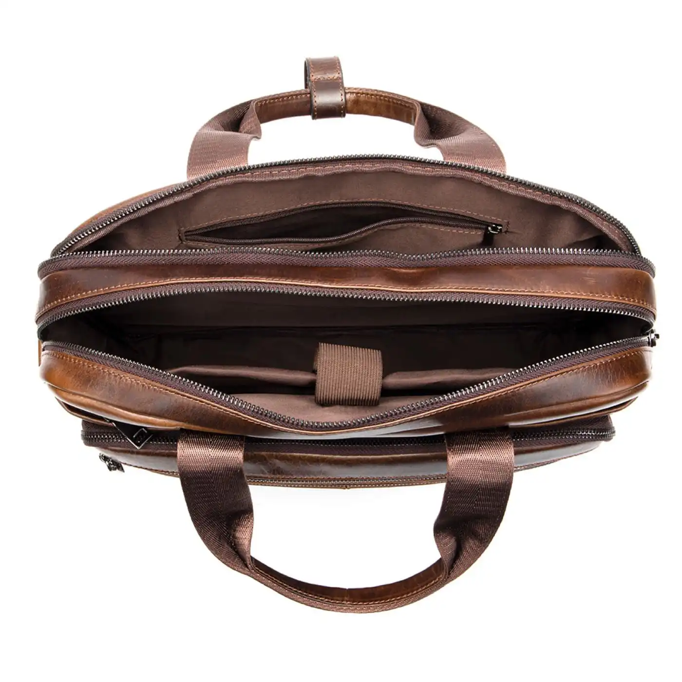 Δερμάτινος χαρτοφύλακας Cardinal 6938 σκούρο καφέ