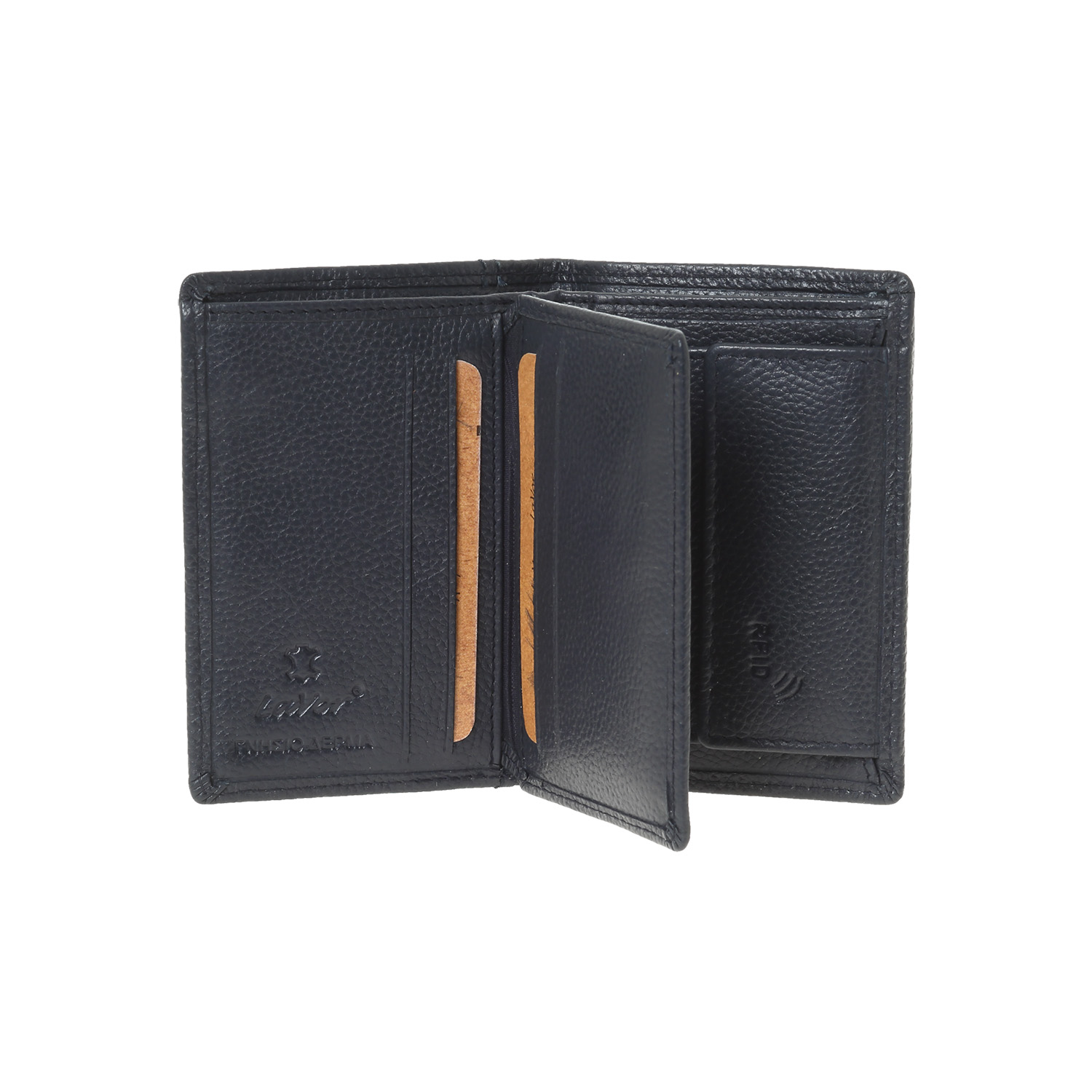 LaVor 1-3840 Ανδρικό Δερμάτινο Πορτοφόλι με Rfid Μαύρο