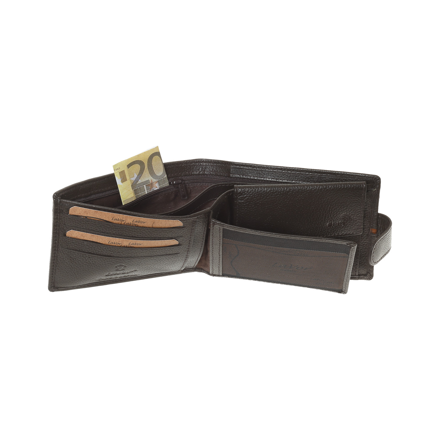LaVor 1-3841 Ανδρικό Δερμάτινο Πορτοφόλι με Rfid Καφέ