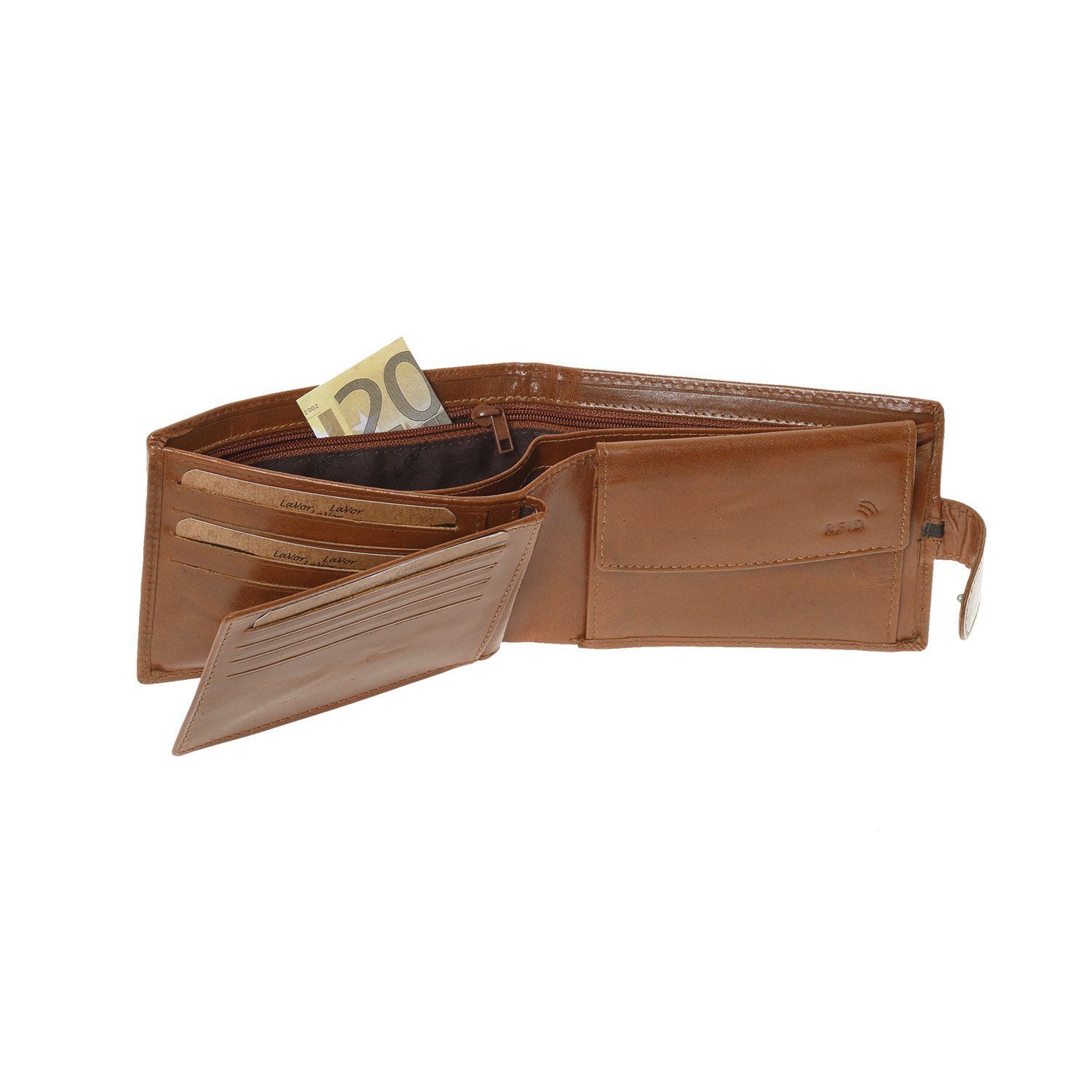 LaVor 1-3841 Ανδρικό Δερμάτινο Πορτοφόλι με Rfid Κονιάκ LaVor 1-3841 Ανδρικό Δερμάτινο Πορτοφόλι με Rfid Κονιάκ
