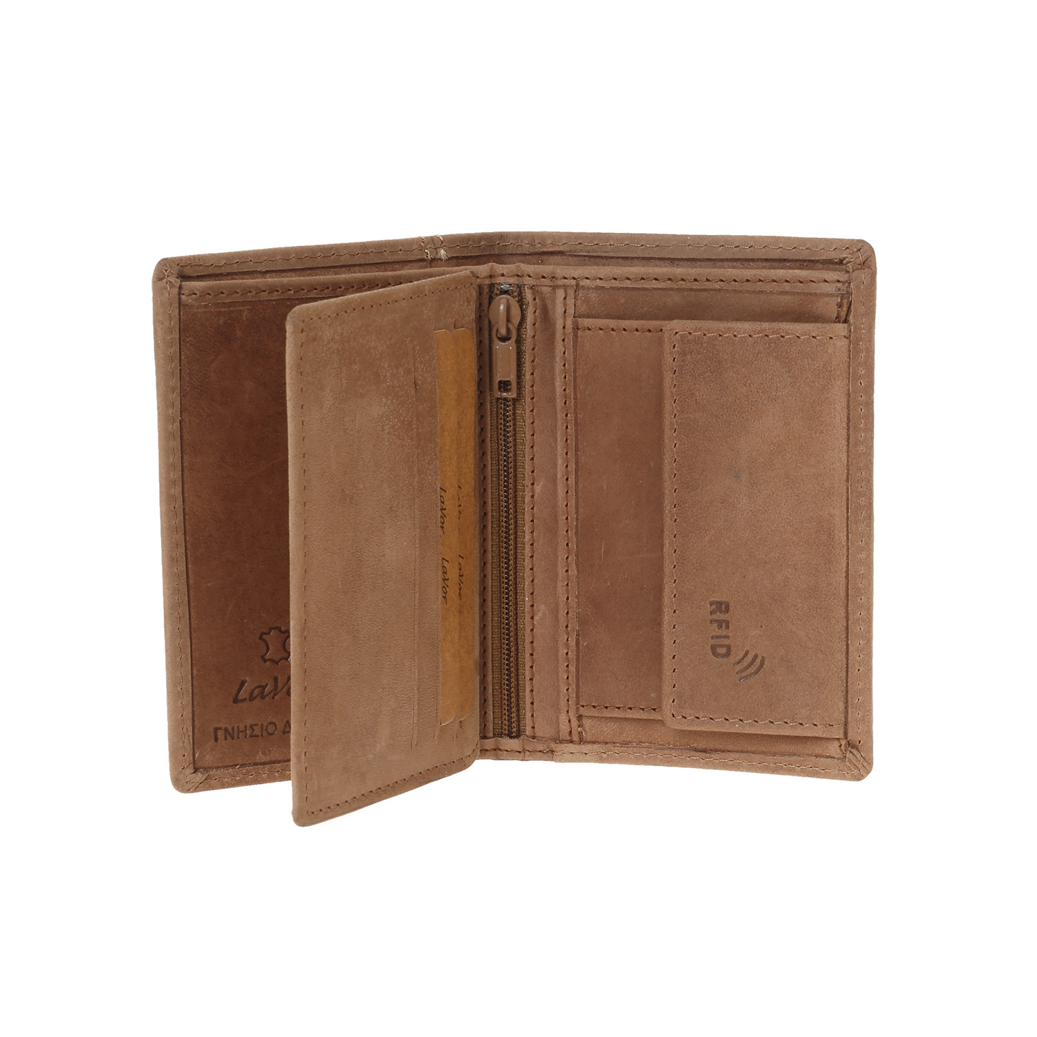 LaVor 1-3840 Ανδρικό Δερμάτινο Πορτοφόλι με Rfid Crunch